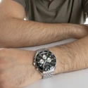 Reloj Mark Maddox Plateado y Negro Cronógrafo HM1024-57
