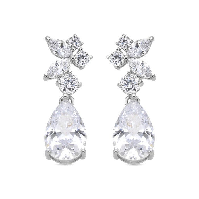 Pendientes Luxenter Raxal Plata Baño Rodio y...