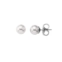 Pendientes Majorica Mujer Plata y Perla 10 mm 00326.01.2.000.701.1