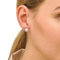 Pendientes Majorica Mujer Plata y Perla 7 mm 00323.01.2.000.701.1