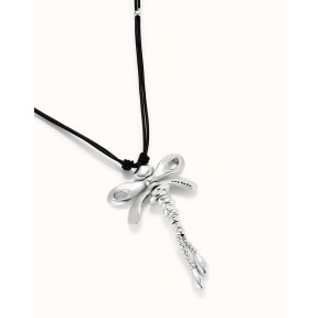 Collar UNOde50 Ser Rebelde Libélula Baño Plata... 2