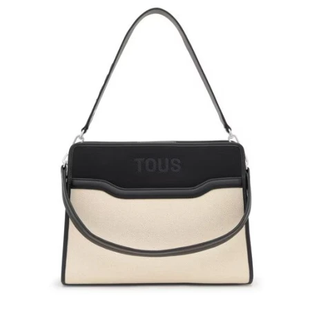 Bolso Shopper TOUS Audree Canvas Negro Mediano 2002287951