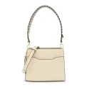 Bolso Shopper TOUS Audree Saffiano Beige Pequeño 2002287004