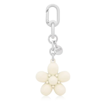 Llavero TOUS Puffed Daisy Flower Beige 2002286601