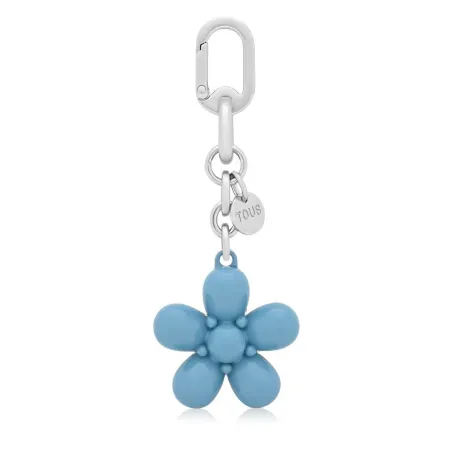 Llavero TOUS Puffed Daisy Flower Azul 2002286633