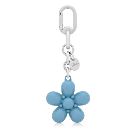 Llavero TOUS Puffed Daisy Flower Azul 2002286633