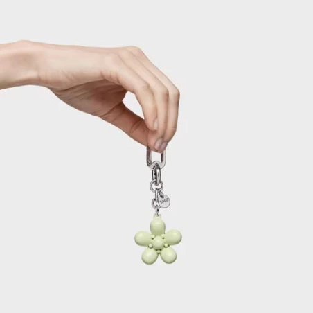 Llavero TOUS Puffed Daisy Flower Verde Palo 2002286639