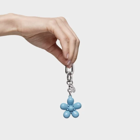 Llavero TOUS Puffed Daisy Flower Azul 2002286633