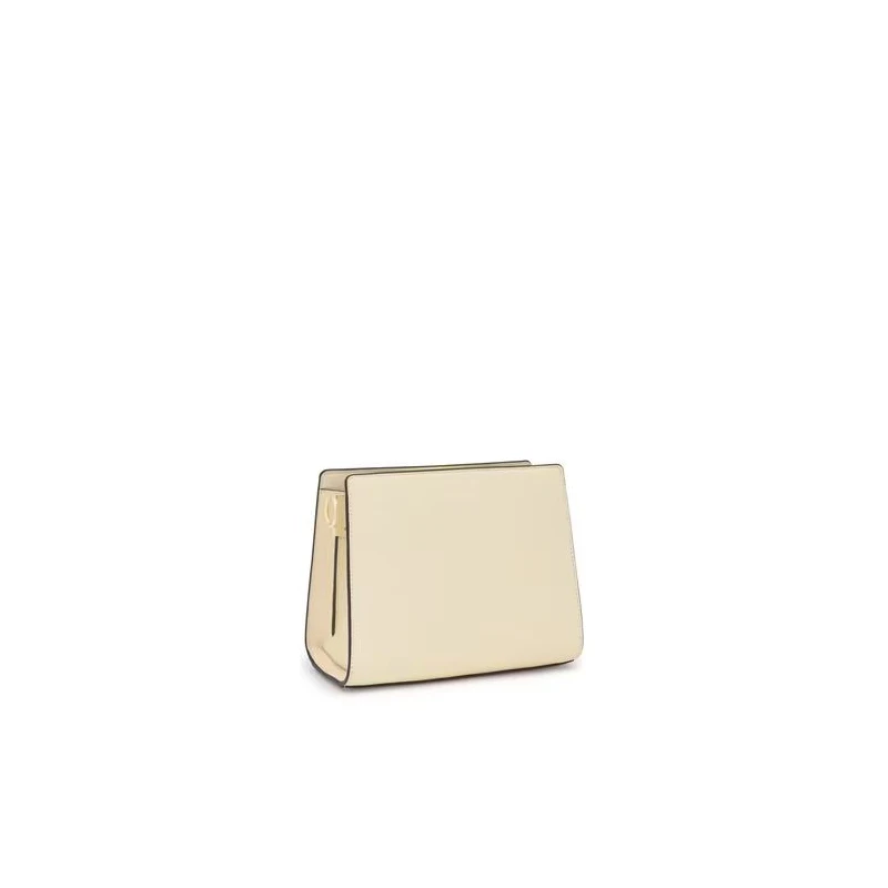 Bolso Shopper TOUS Audree Saffiano Beige Pequeño 2002287004