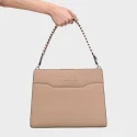 Bolso Shopper TOUS Audree Saffiano Topo Mediano 2002286345