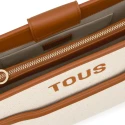 Bolso Shopper TOUS Audree Canvas Camel Mediano 2002286952