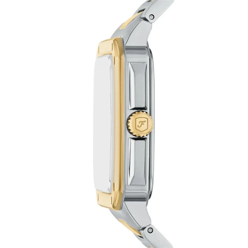 Reloj Fossil Crosby Plateado, Dorado y Negro Analógico Hombre FS6123