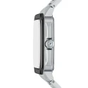 Reloj Fossil Crosby Plateado y Negro Analógico Hombre FS6122