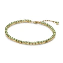 Pulsera Pandora Tenis Verde Baño Oro 561469C02