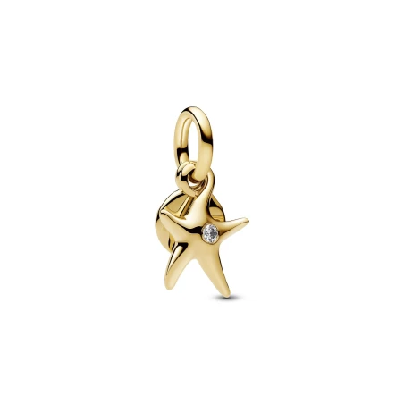 Charm Colgante Doble Estrella de Mar Baño Oro 763892C01