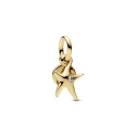 Charm Colgante Doble Estrella de Mar Baño Oro 763892C01