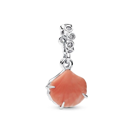 Charm Colgante Doble Pandora Concha Color Coral 793821C01