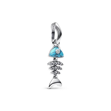 Charm Colgante Pandora Espina Pez Color Turquesa 793894C01