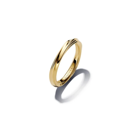 Anillo Pandora Entrelazado Baño Oro 163888C00
