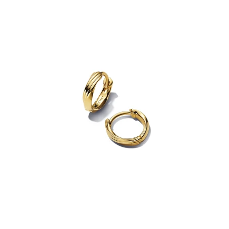 Pendientes Pandora Essence Abrazo Entrelazado Baño Oro 263871C00