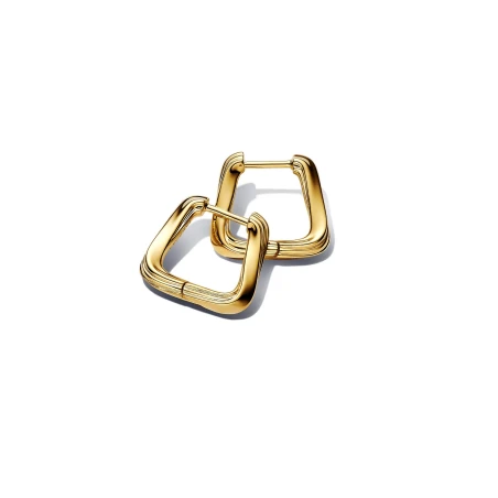 Pendientes Pandora Essence Triángulo Entrelazado Baño Oro 263875C00
