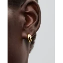 Pendientes Pandora Essence Ondulados Baño Oro 263873C00