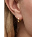 Pendientes Pandora Essence Abrazo Entrelazado Baño Oro 263871C00