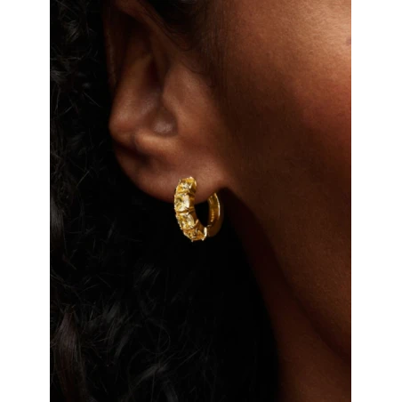 Pendientes Pandora Aro Amarillos 263851C02