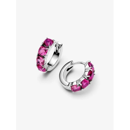 Pendientes Pandora Aro Rosa 293851C02