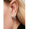Pendientes Pandora Aro Azul Claro 293851C01
