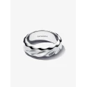 Anillo Pandora Banda Ancha Ondulada Plata 193886C00