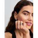 Anillo Pandora Banda Ancha Ondulada Plata 193886C00