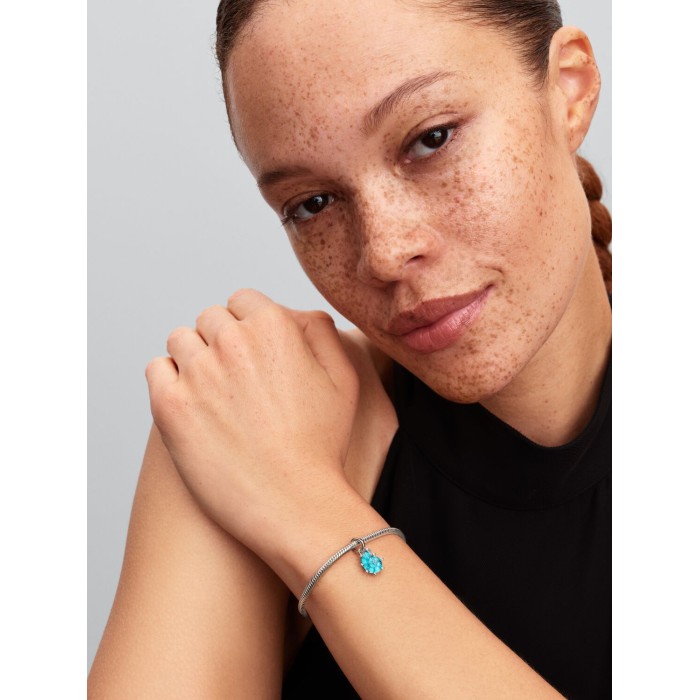 Charm Colgante Pandora Caracola Cristal Murano...