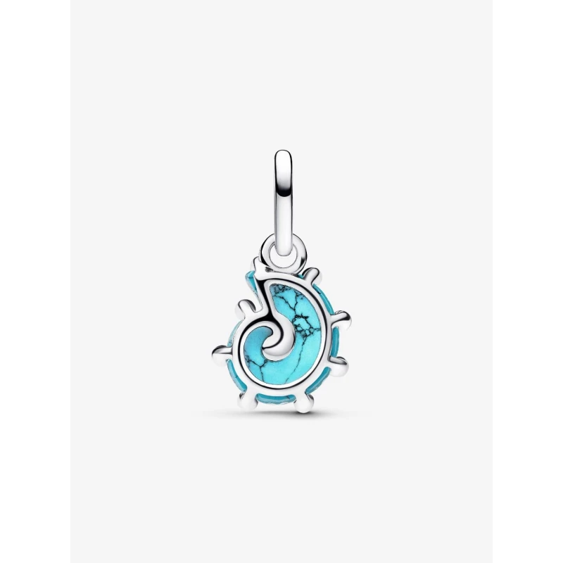 Charm Colgante Pandora Caracola Cristal Murano Azul 793900C01