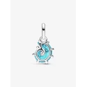 Charm Colgante Pandora Caracola Cristal Murano Azul 793900C01