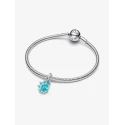 Charm Colgante Pandora Caracola Cristal Murano Azul 793900C01