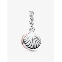 Charm Colgante Doble Pandora Concha Color Coral 793821C01