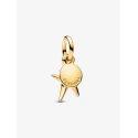 Charm Colgante Doble Estrella de Mar Baño Oro 763892C01
