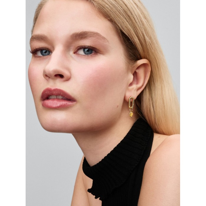 Charm Mini Colgante Pandora Me Corazón Baño Oro...