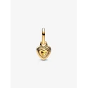Charm Mini Colgante Pandora Me Corazón Baño Oro 763862C01