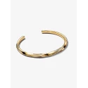 Pulsera Rígida Abierta Pandora Entrelazada Baño Oro 563869C00