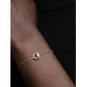 Pulsera Pandora Círculo Forma Orgánica y Perla 563830C01