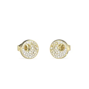 Pendientes Guess Blooming Summer Acero Baño Oro y...