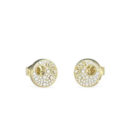 Pendientes Guess Blooming Summer Acero Baño Oro y Circonitas JUBE05225JWYGT-U