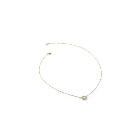 Collar Guess Jardin Corazón Acero Baño Oro y Circonitas Blancas JSBN04456JWYGT-U