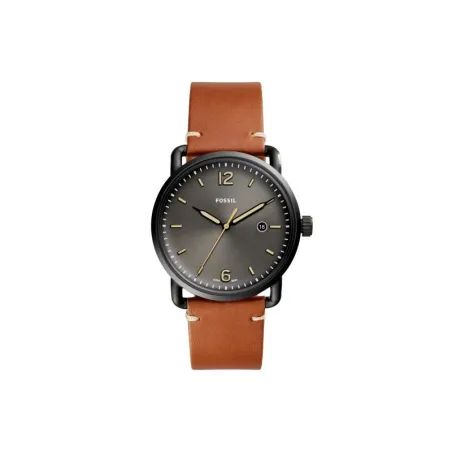 Reloj de hombre Fossil FS5279 Townsman cronógrafo de piel marrón