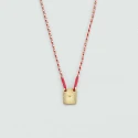 Collar Midi Agatha Paris Tiare Placa Caracola Baño Oro 02680433-256-TU