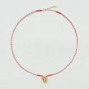 Collar Midi Agatha Paris Tiare Placa Caracola Baño Oro 02680433-256-TU