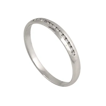 Alianza ARXIS Oro blanco y 14 diamantes 0,11ct