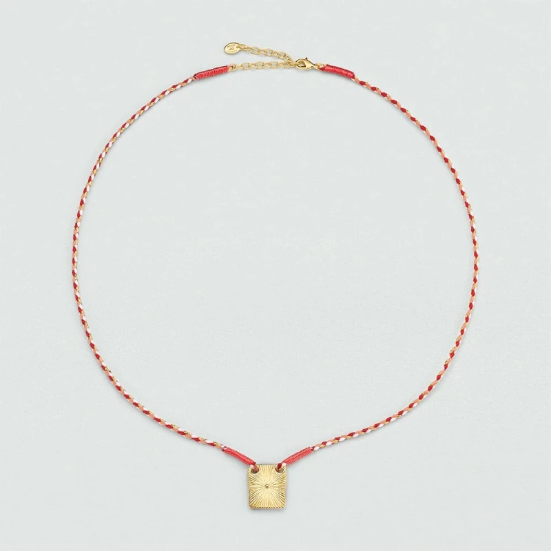 Collar Midi Agatha Paris Tiare Placa Caracola Baño Oro 02680433-256-TU